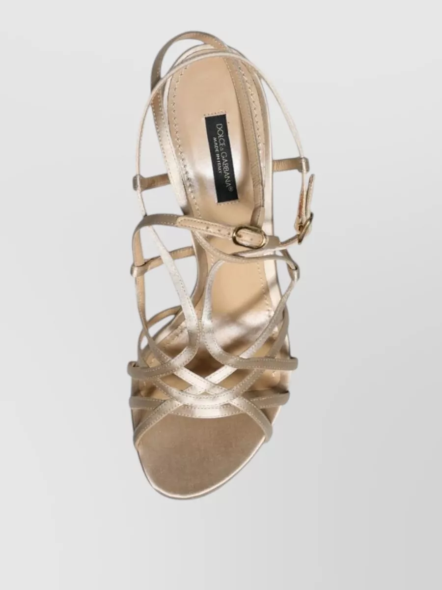 Dolce&Gabbana Silk Satin Stiletto Sandals