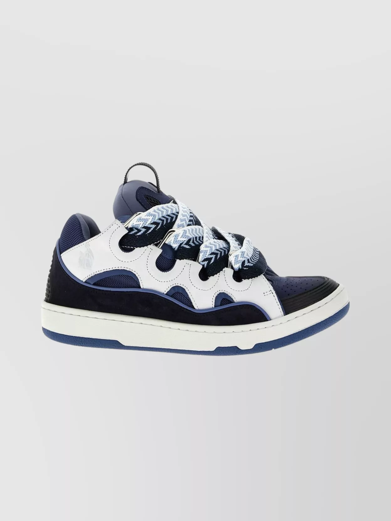 Lanvin Chunky Sole Sneakers Featuring Contrast Panels In Multi