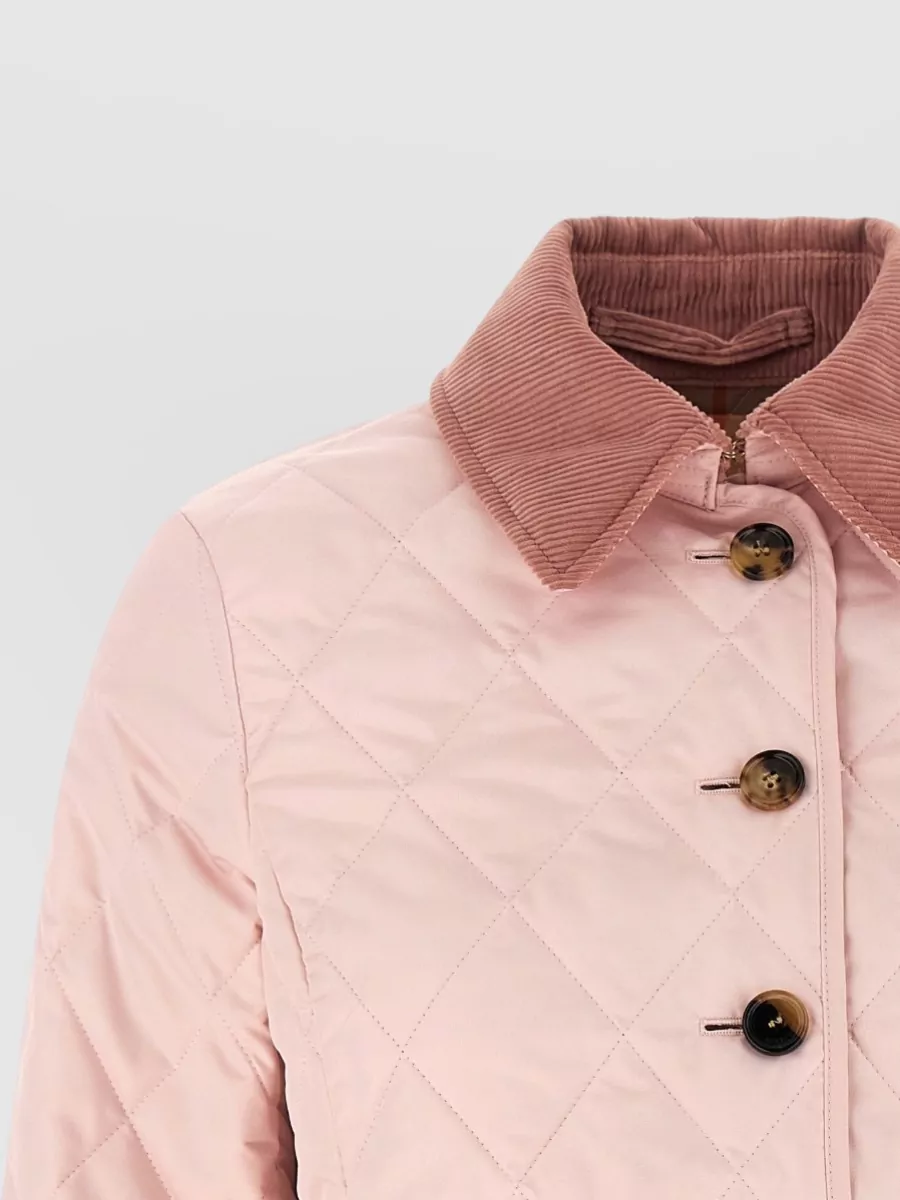 Burberry Quilted Single-Breasted Coat
