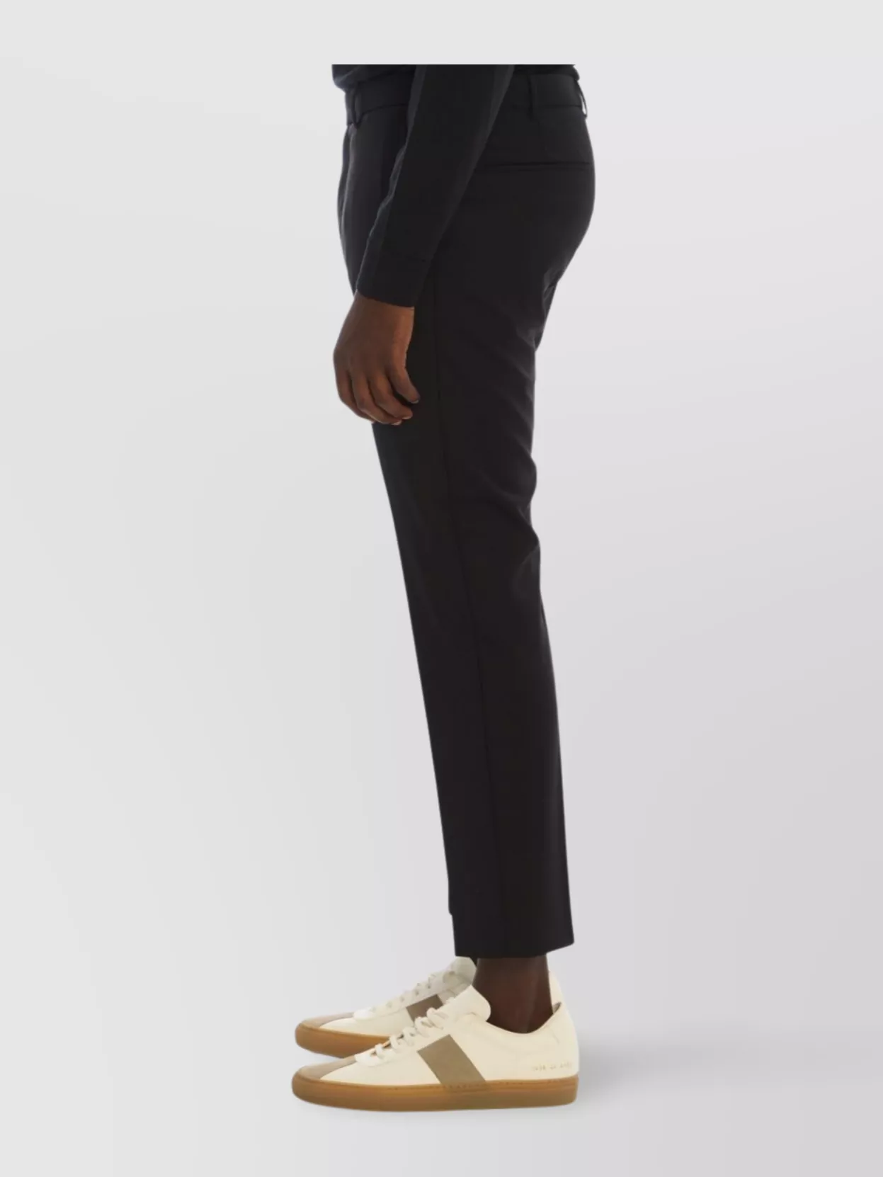 Pt Torino Streamline Wool Blend Trousers