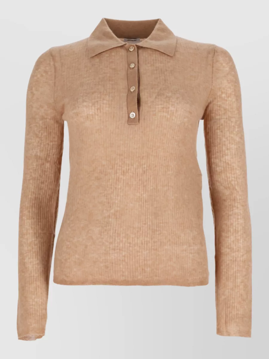 Aspesi cashmere wool jersey top
