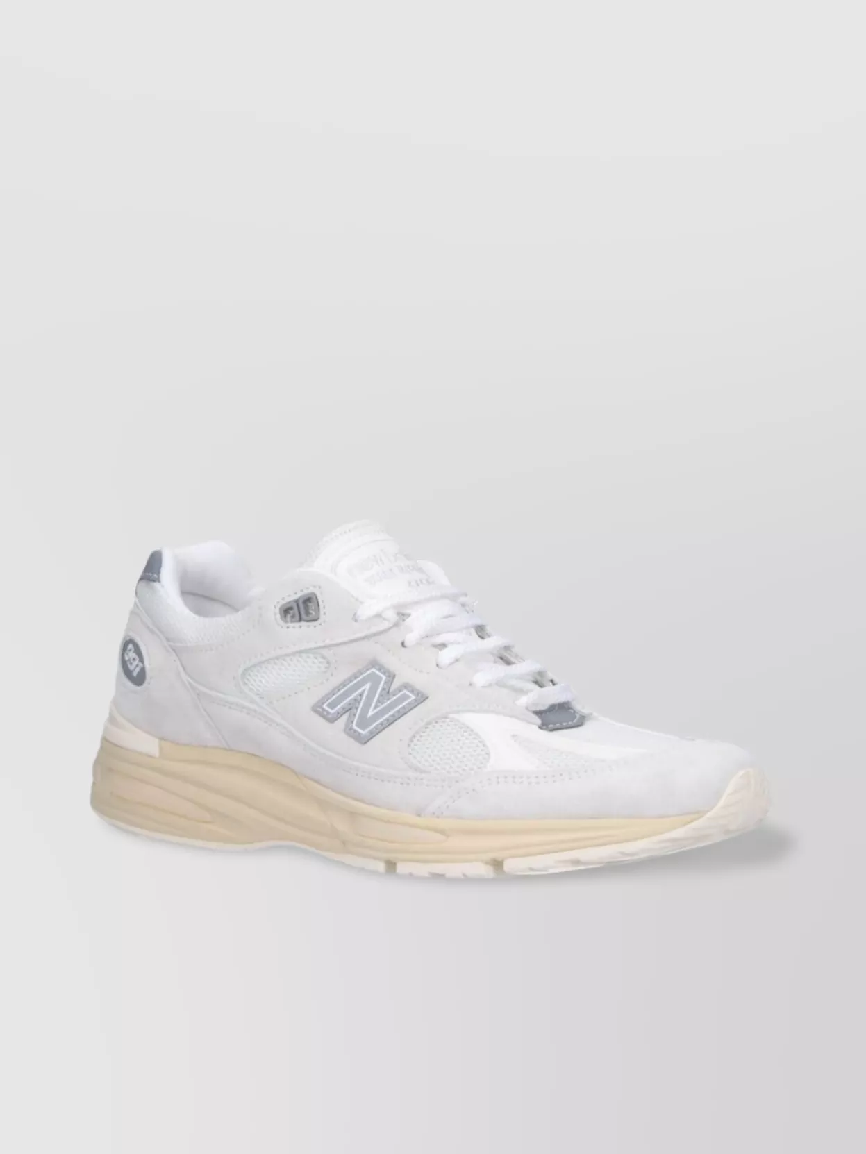 New Balance Low Top Sneakers With Mesh Panels And Suede Accents