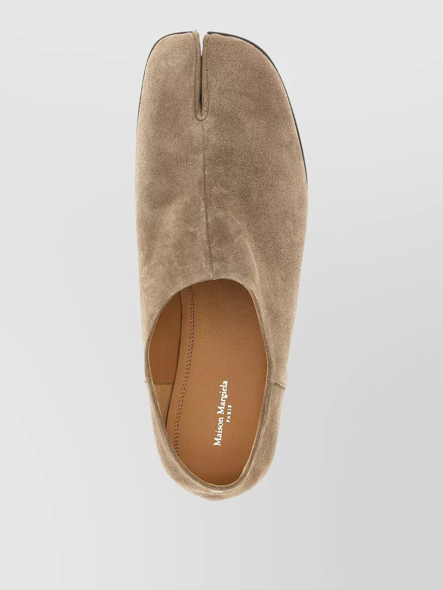 Maison Margiela Leather Suede Tabi Loafers