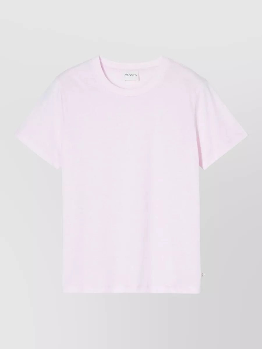 Closed Cotton Crew-Neck Short-Sleeve T-Shirt