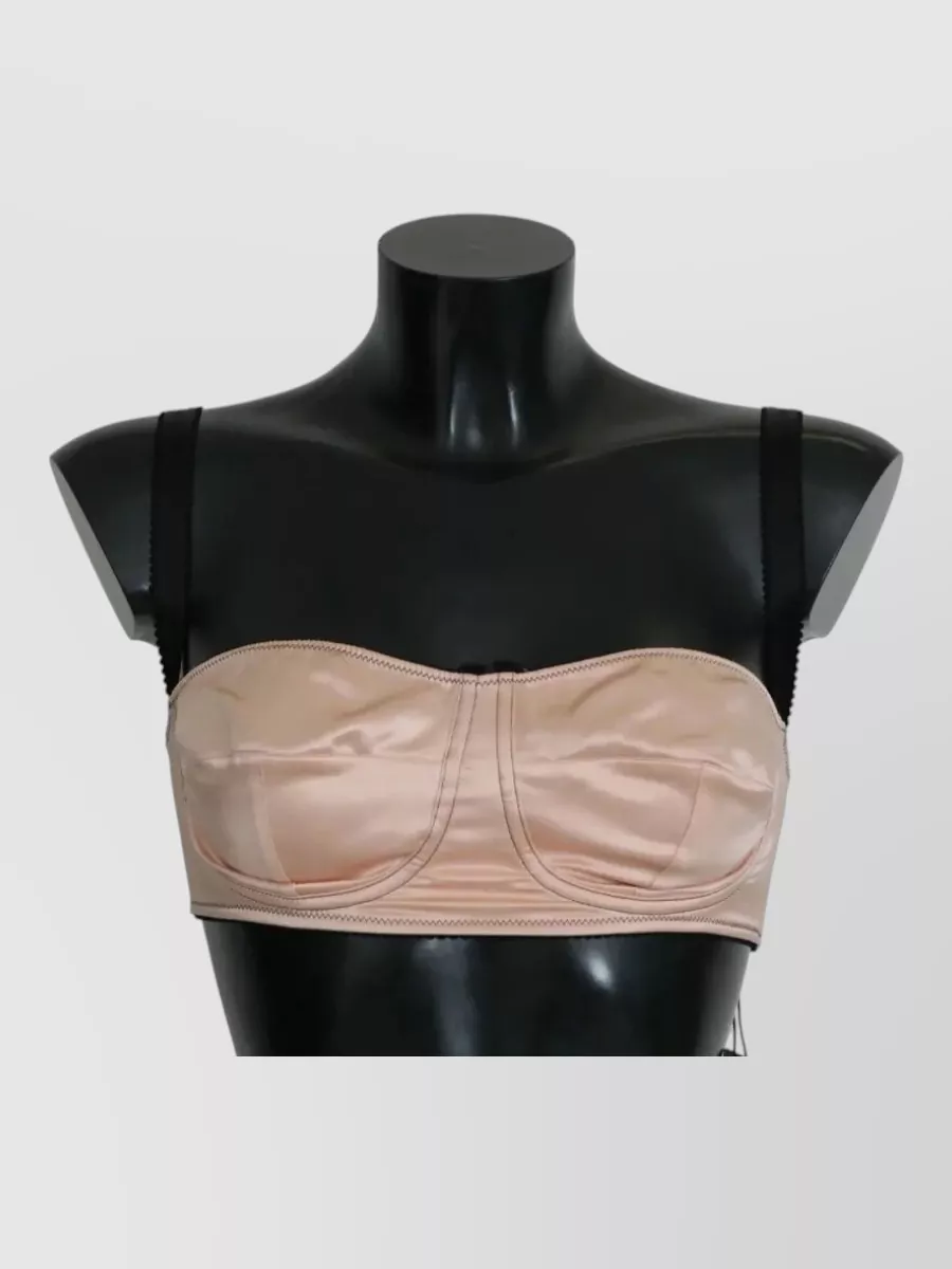 Dolce&Gabbana silk balconette bra