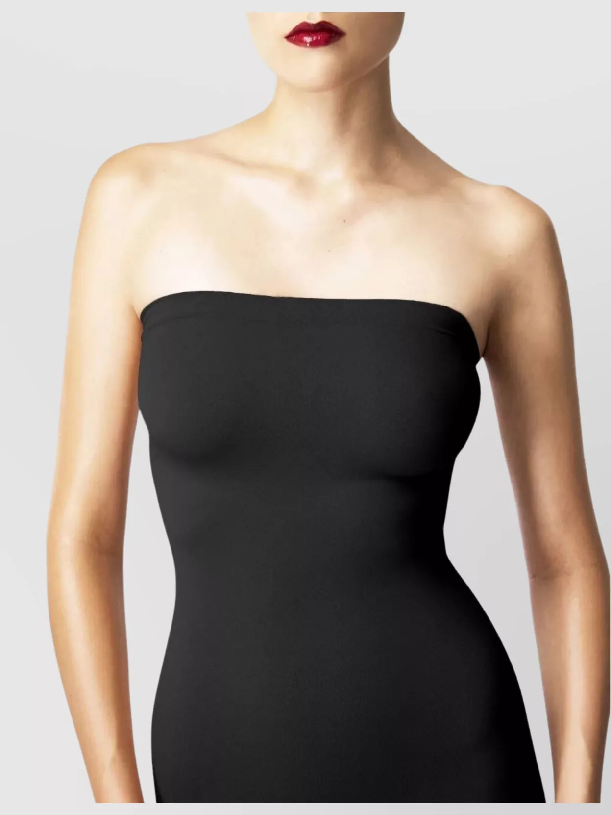 Wolford Sculpting Fatal Strapless Bodycon Midi Dress