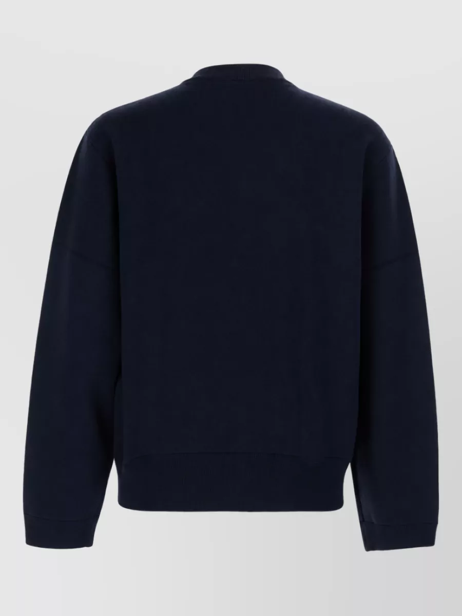 Emporio Armani Virgin Wool Knitted Zip Jacket