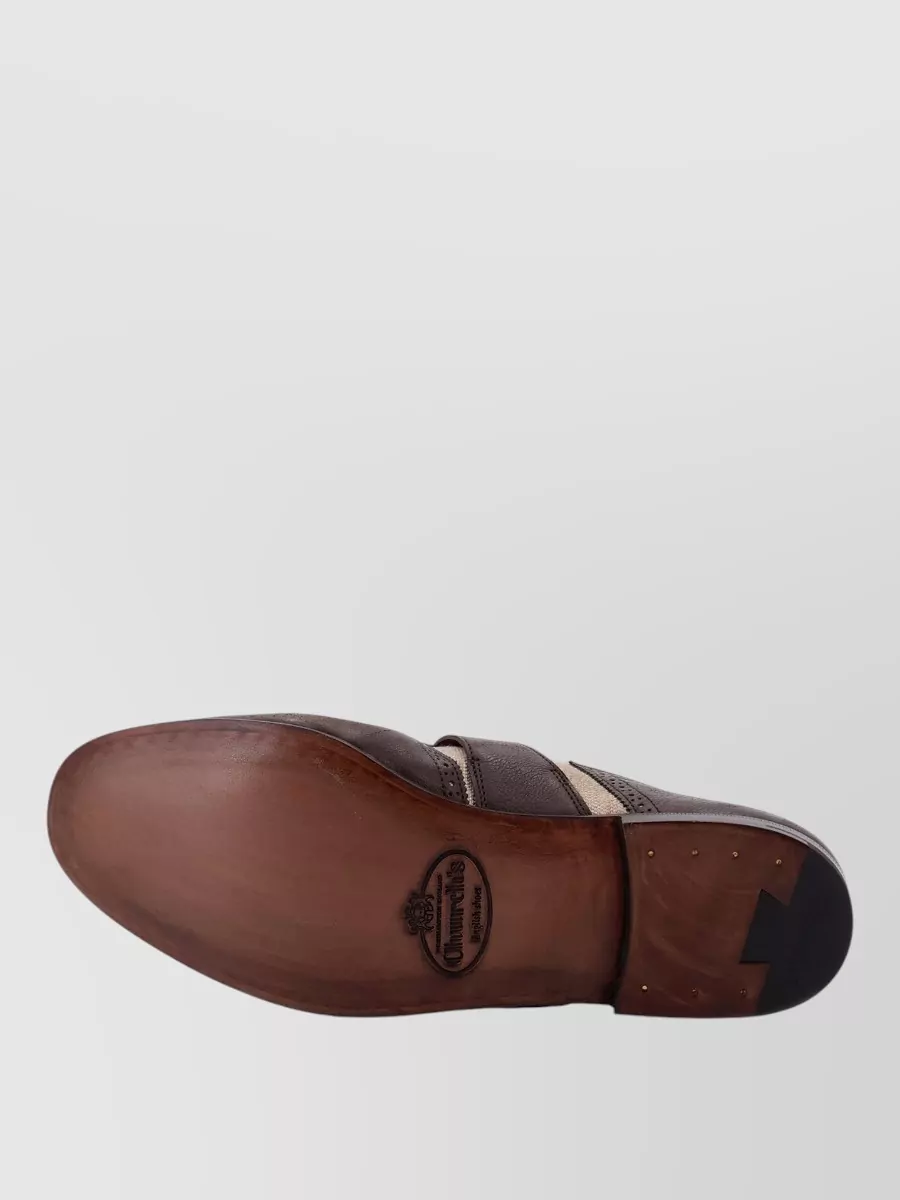 Church's Leather Monk Shoes