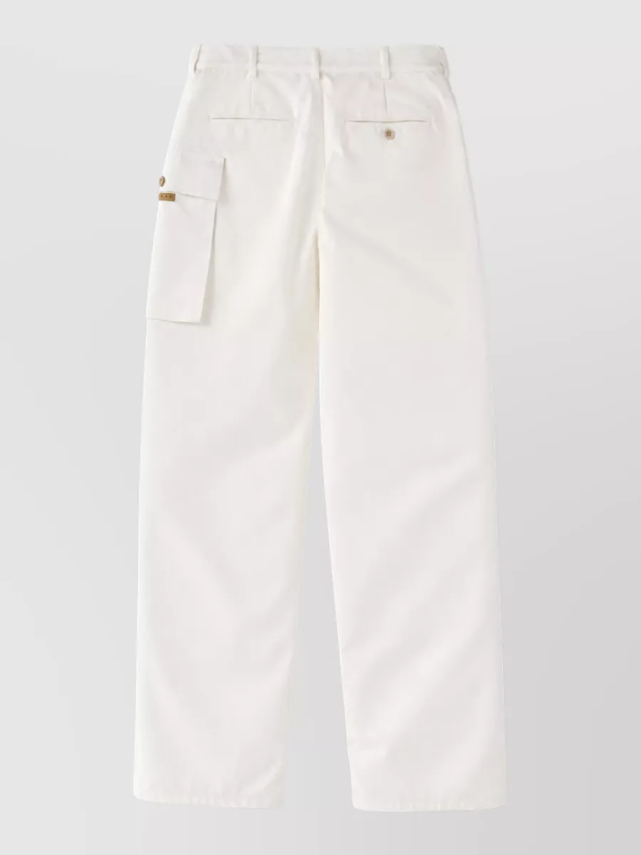 Marni High Waist Cargo Trousers Wide Leg