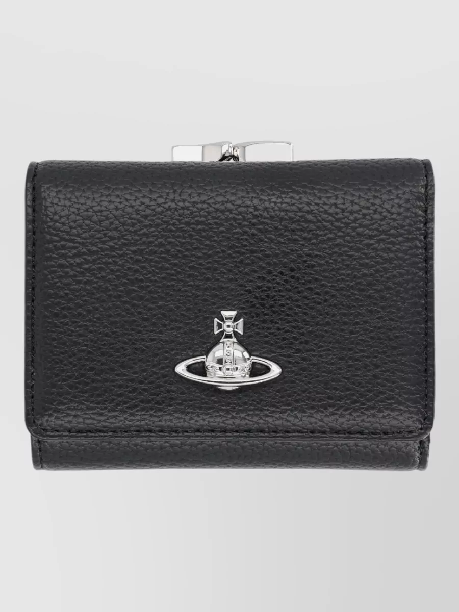 Vivienne Westwood Grained Small Frame Wallet