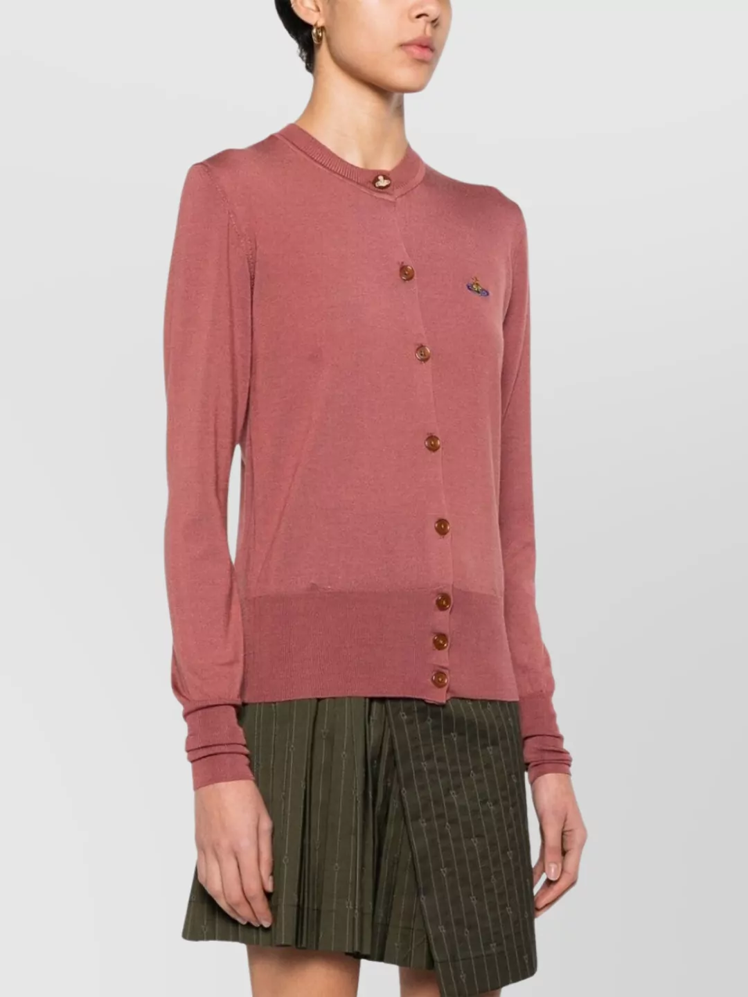 Vivienne Westwood Bea Wool And Silk Blend Cardigan