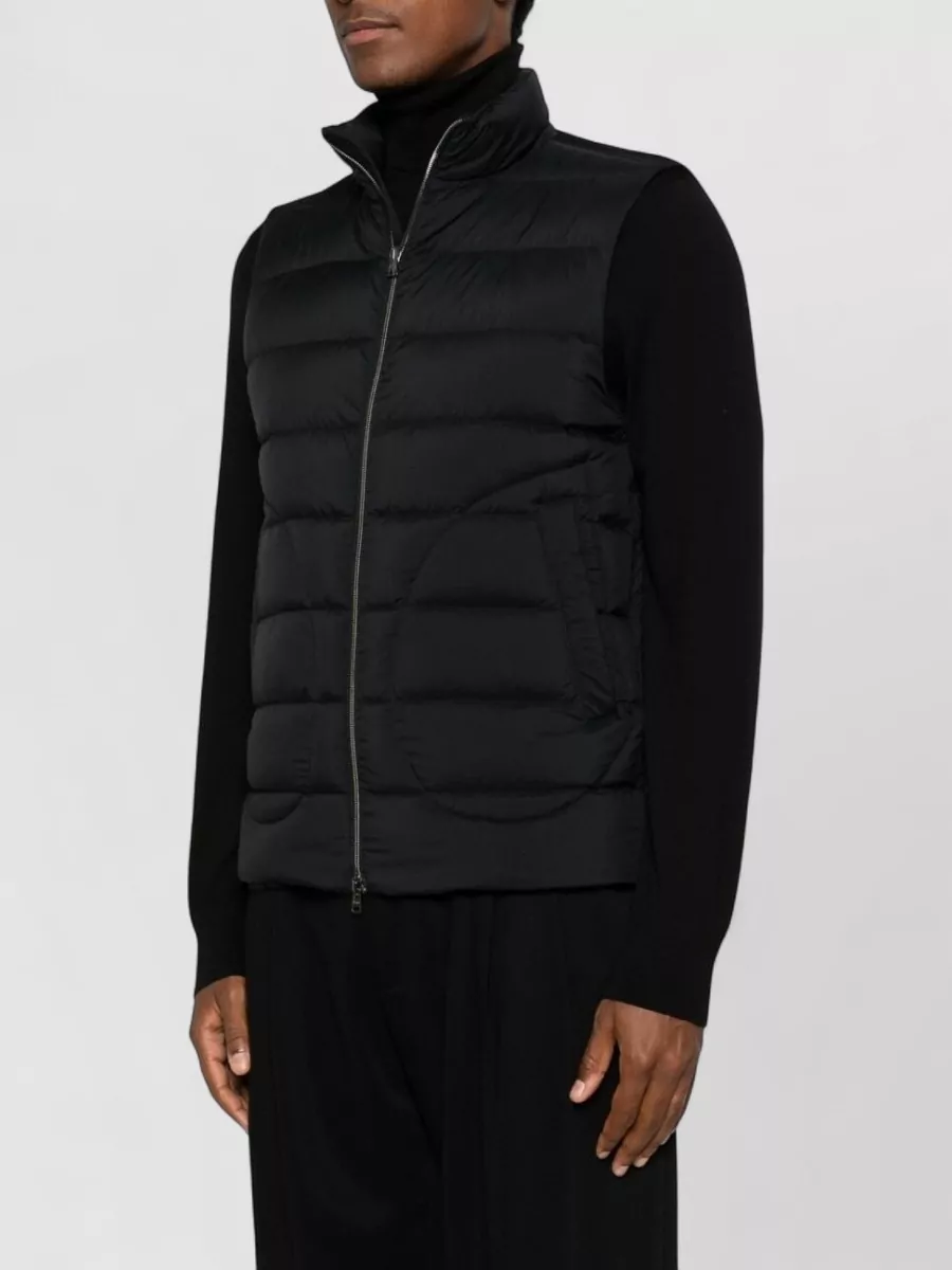 Herno Silk Down Quilted Sleeveless Padded Coat