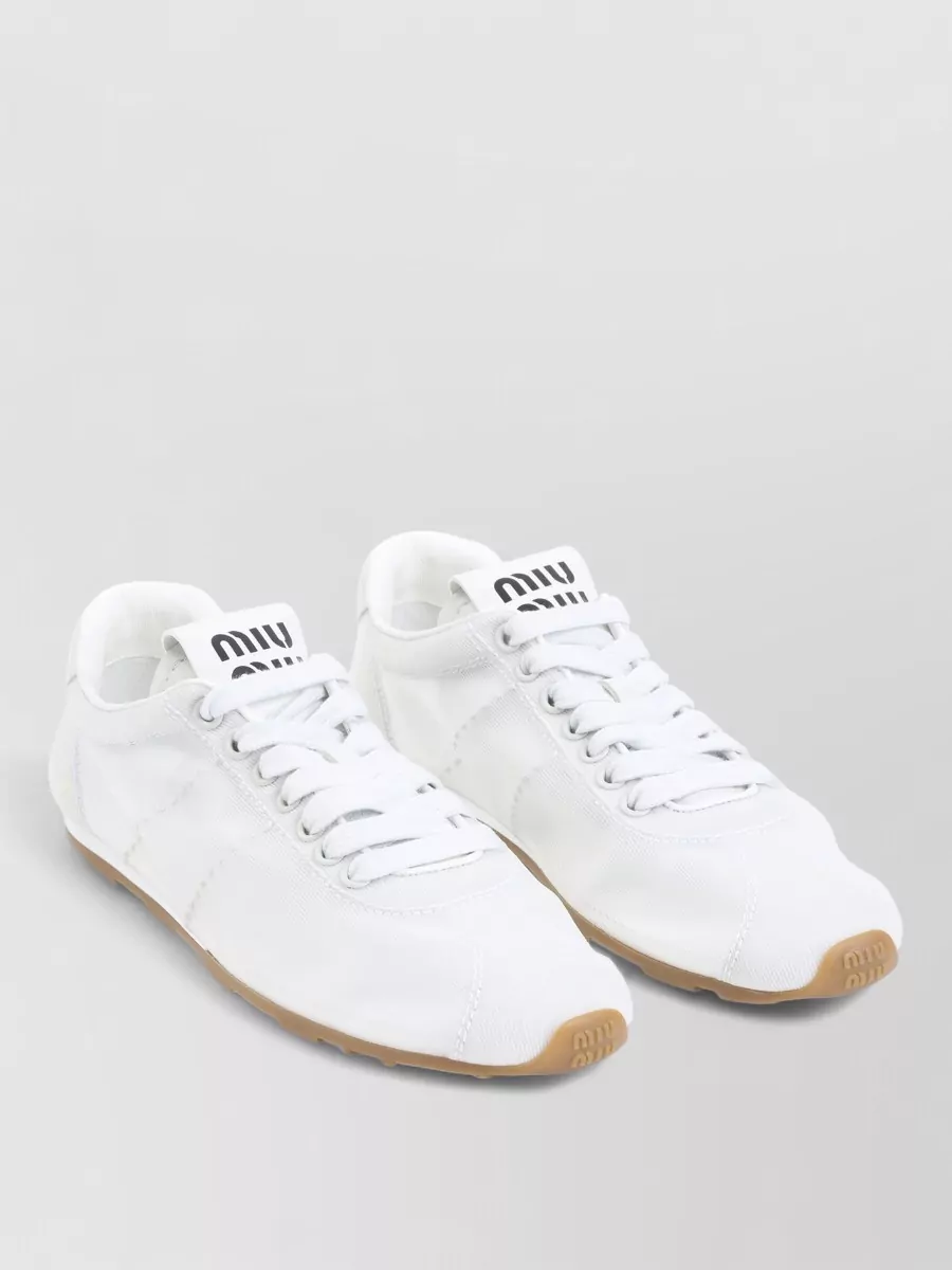 Miu Miu Mesh lace-up sneakers