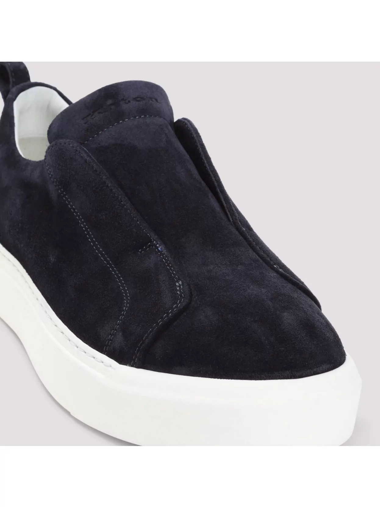 Kiton Leather Sneakers Contrast Sole