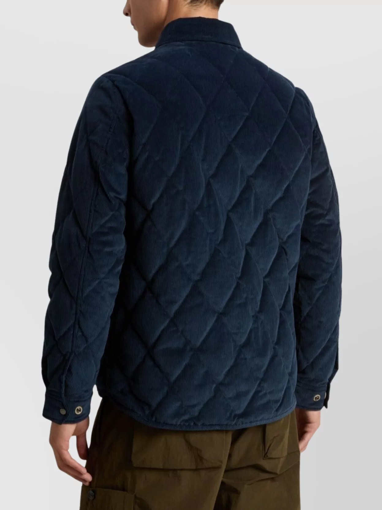 Woolrich Textured Short Jacket Chest Pockets