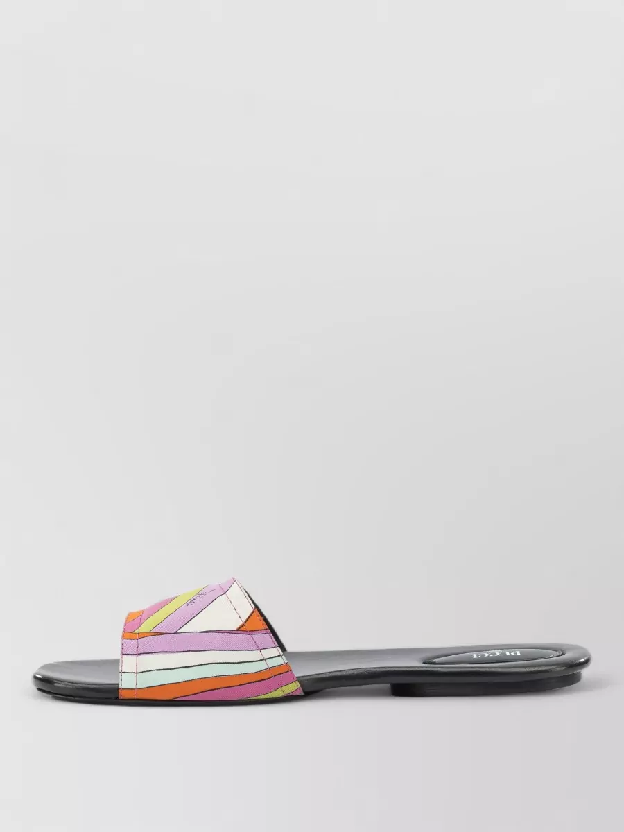 Pucci Silk Slide Sandals