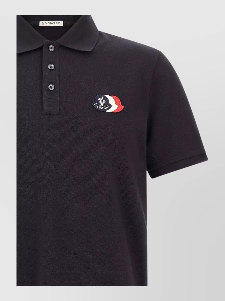 Moncler Cotton Piqué Polo Shirt