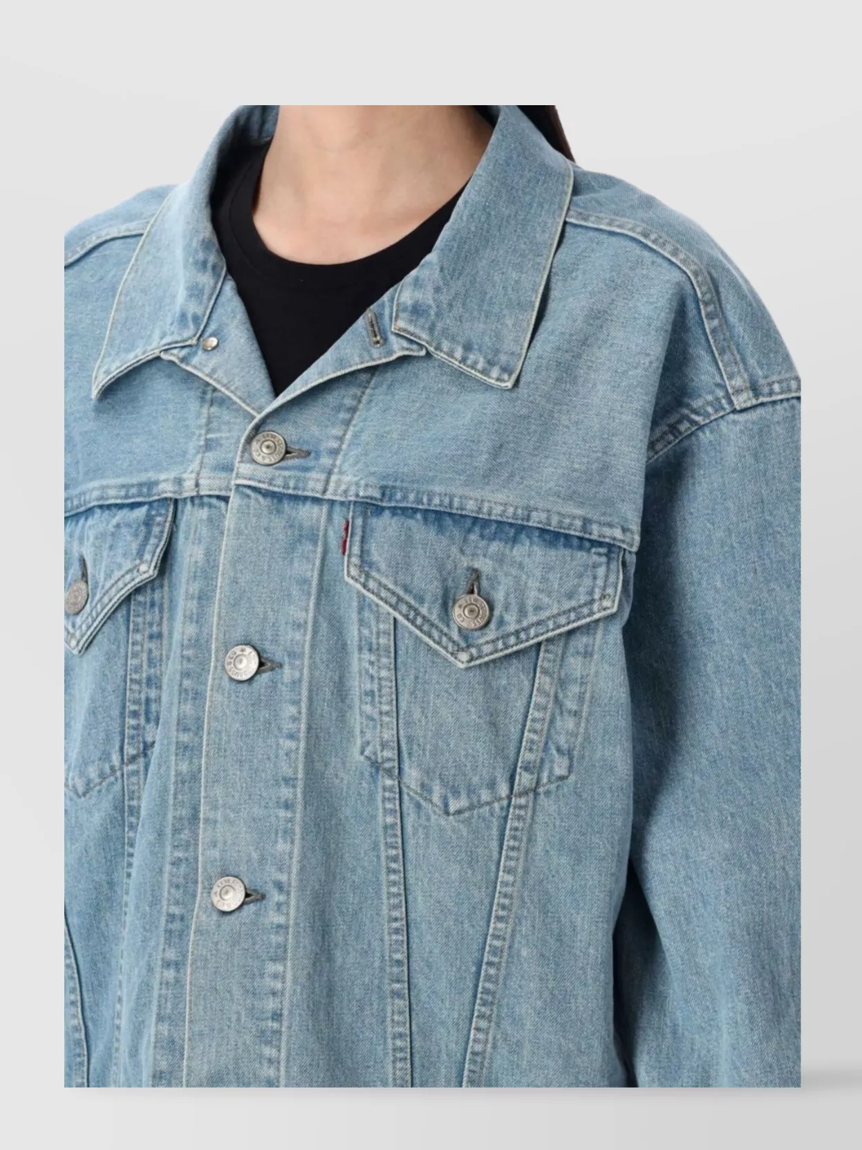 Junya Watanabe Oversized Denim Jacket Long Sleeves