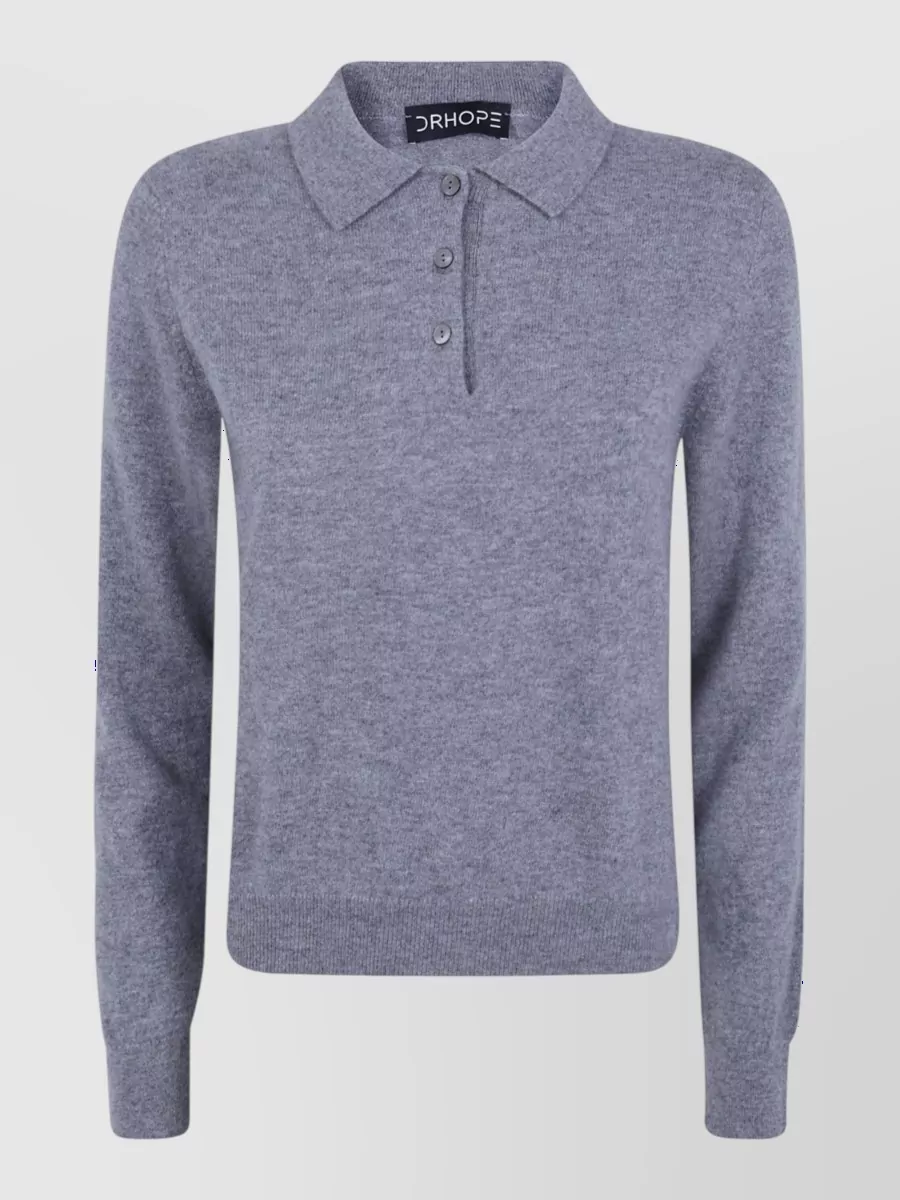 DrHope cashmere polo jumper