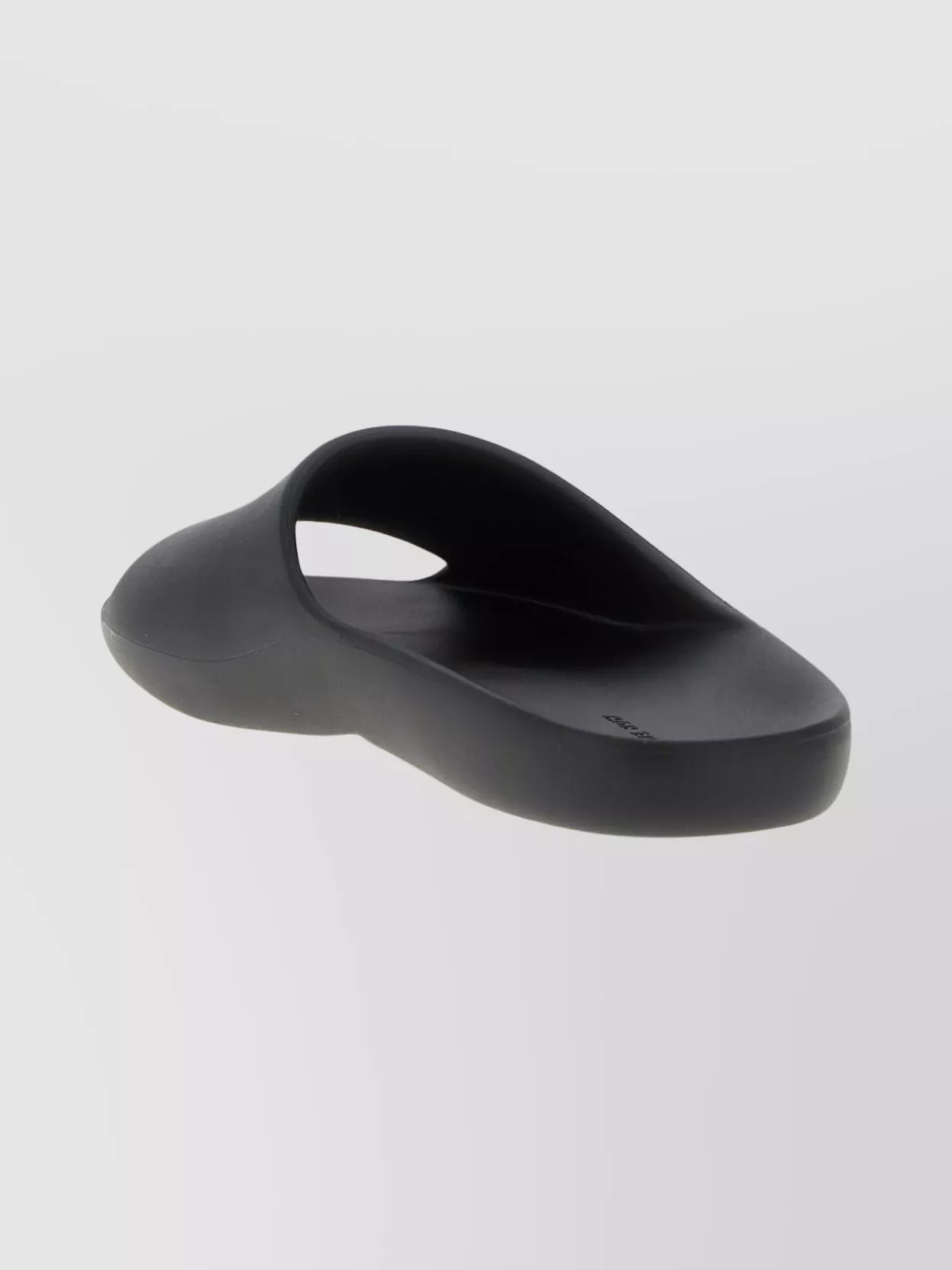 The Row Flat Open Toe Slides For Everyday Wear In Black