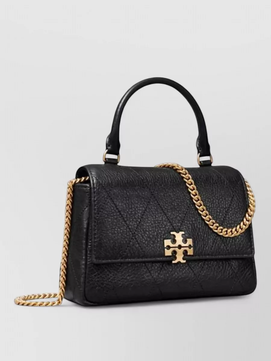 Tory Burch Mini Quilted Leather Top Handle Cross-Body Bag