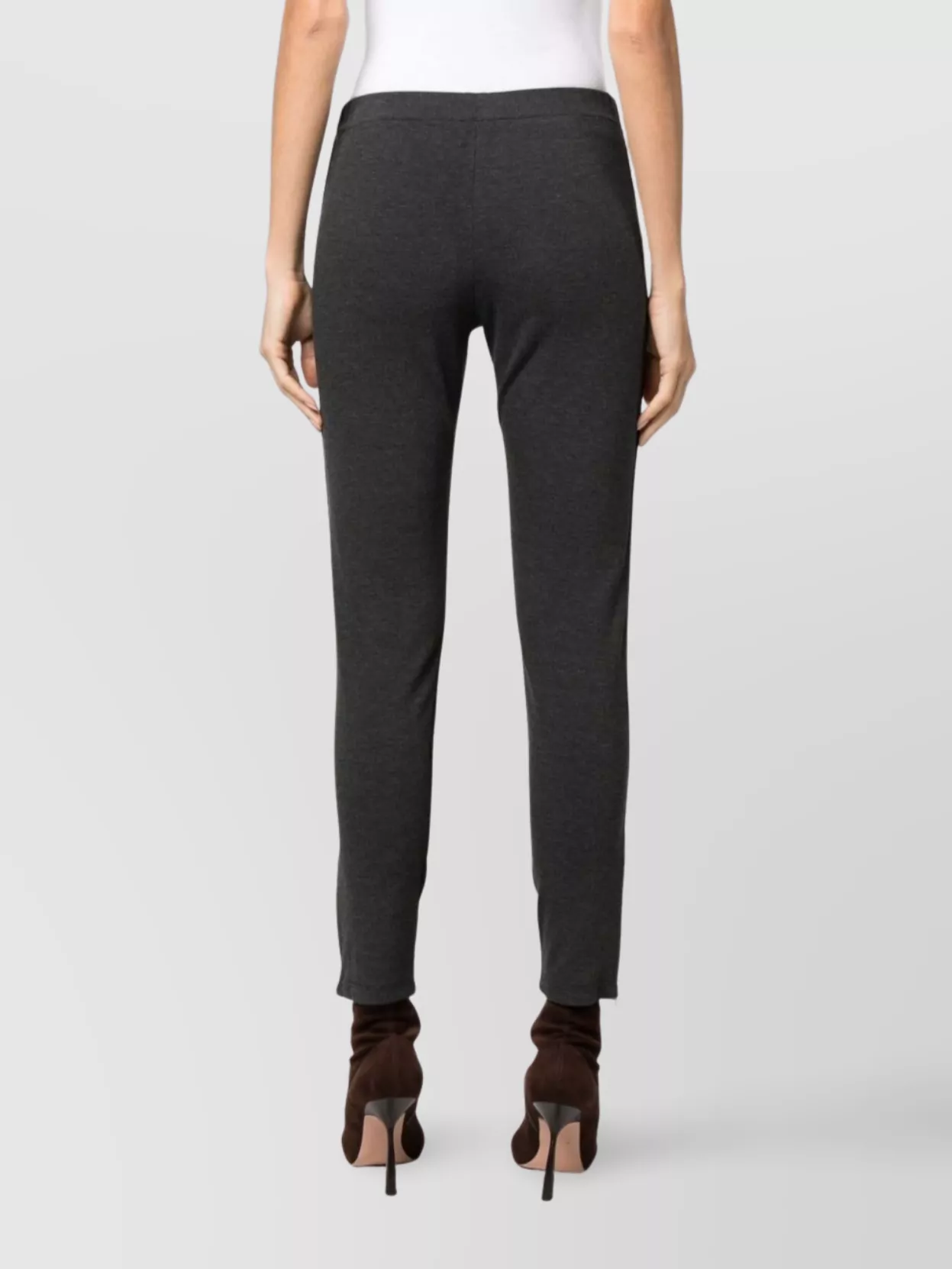 P.a.r.o.s.h Slim-cut Ankle-length Trousers In Goat Suede