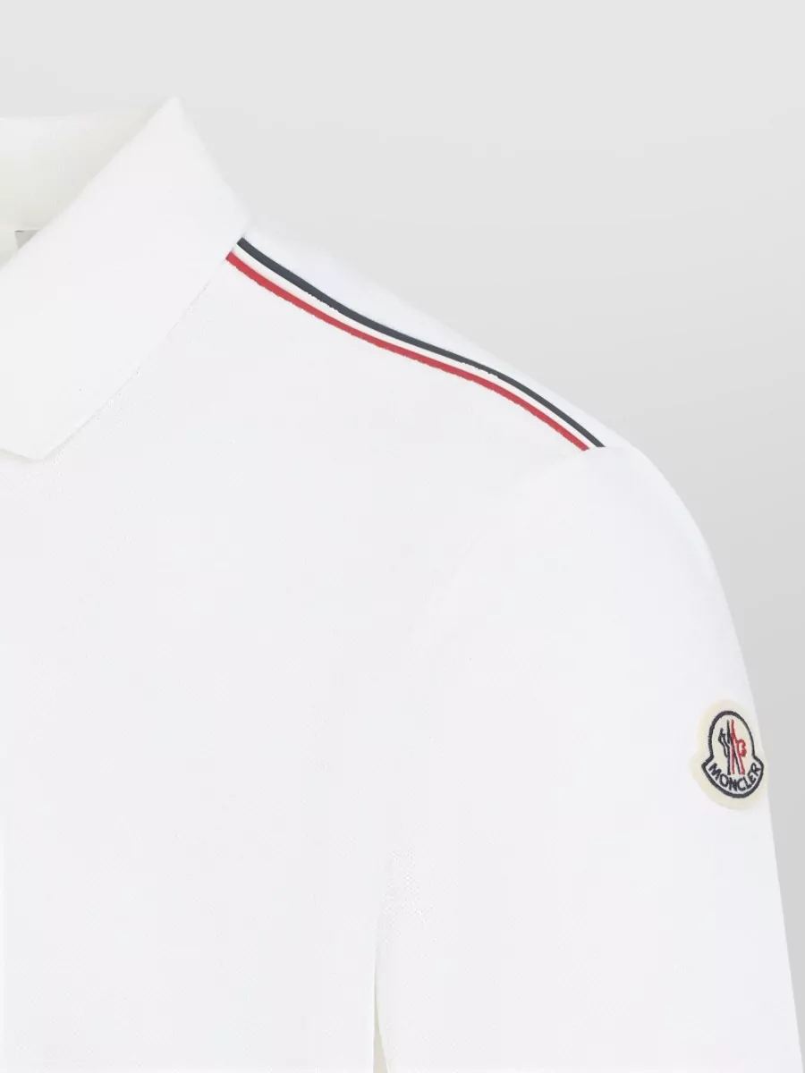 Moncler Cotton Short-Sleeve Polo Shirt