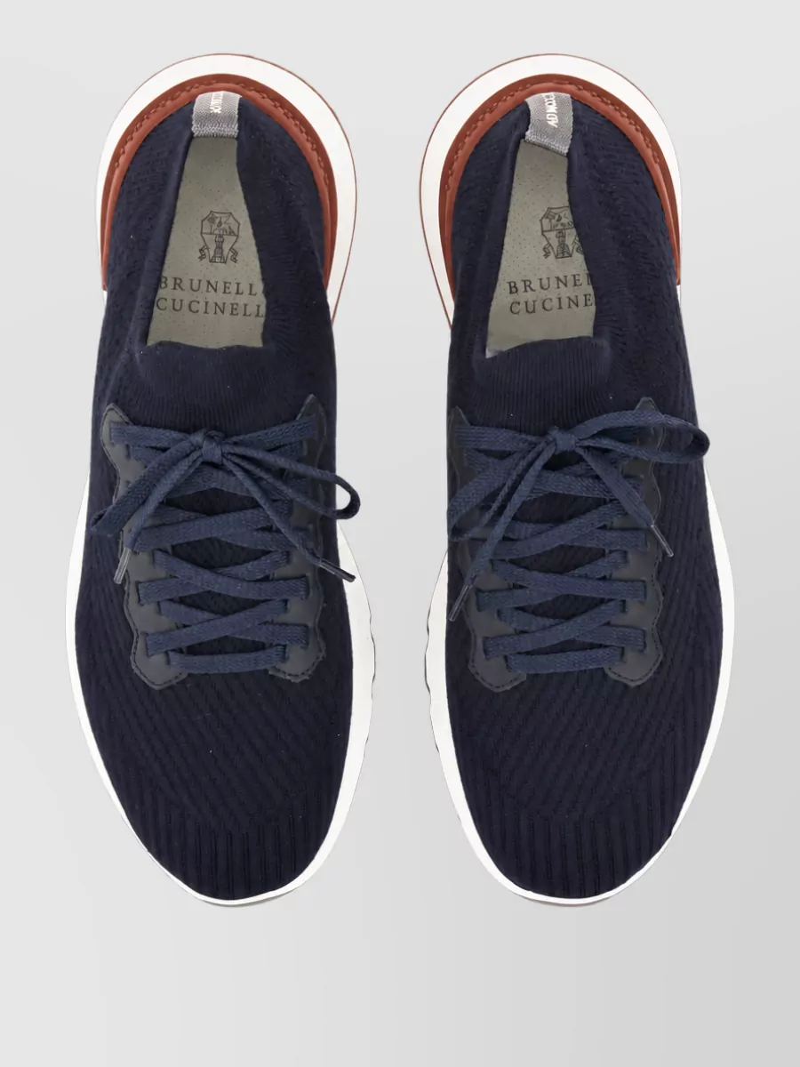 Brunello Cucinelli Cotton Low-Top Sneakers