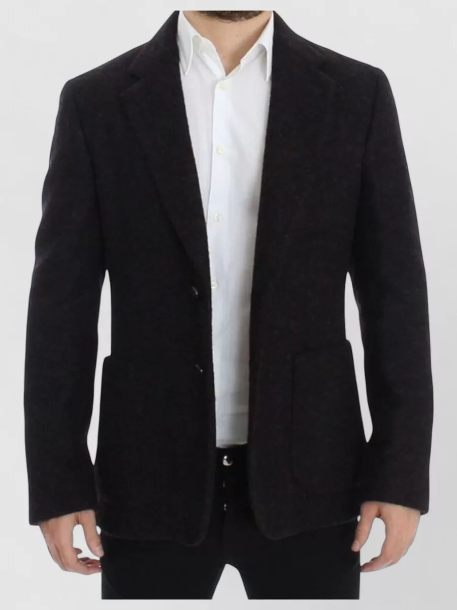 Dolce&Gabbana alpaca single-breasted blazer