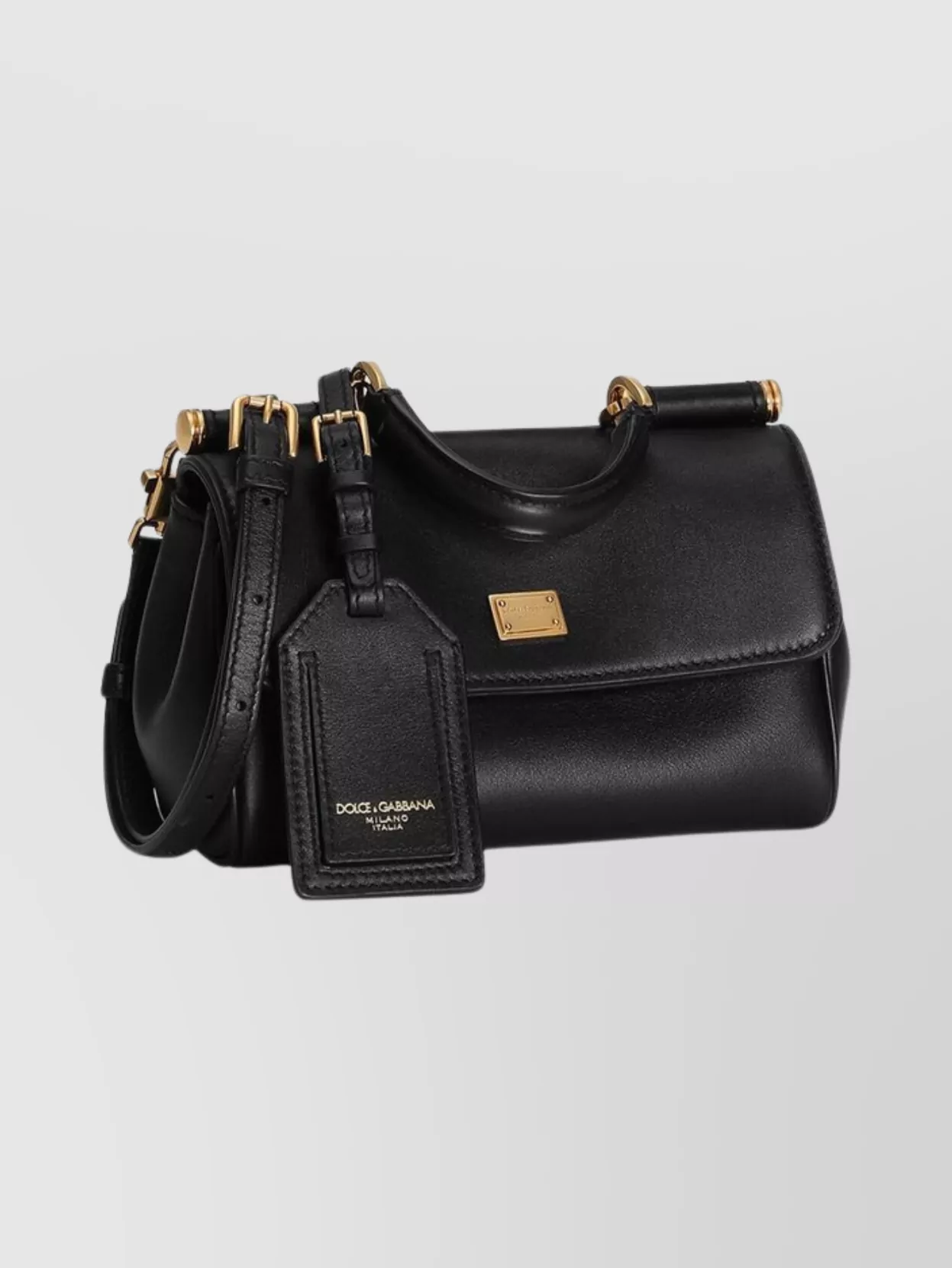 Dolce&Gabbana Sicily Leather Shoulder Bag