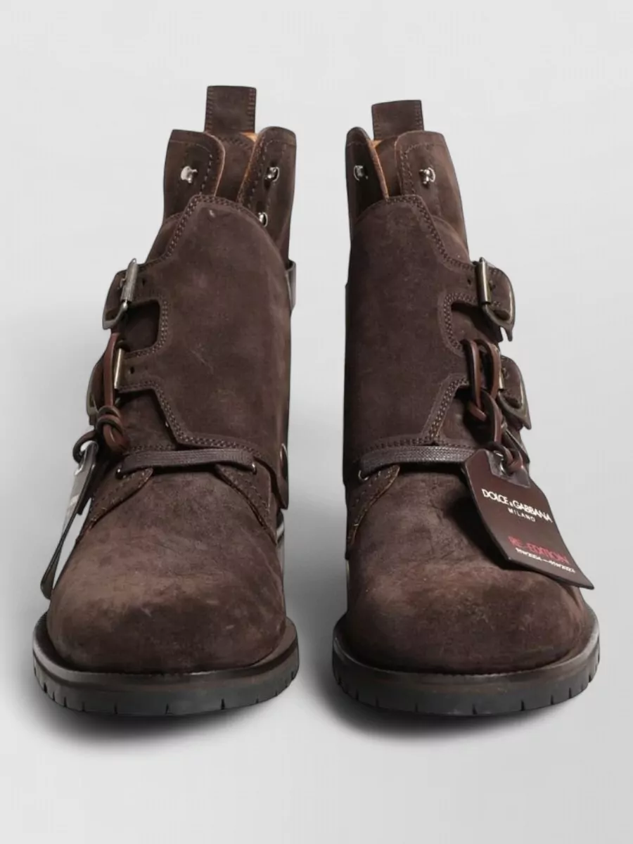 Dolce&Gabbana suede leather ankle boots