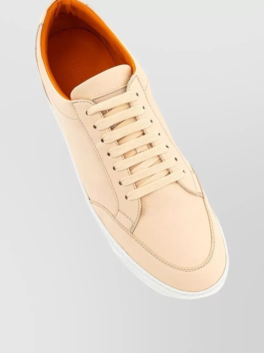 Burberry Leather Low-Top Sneakers