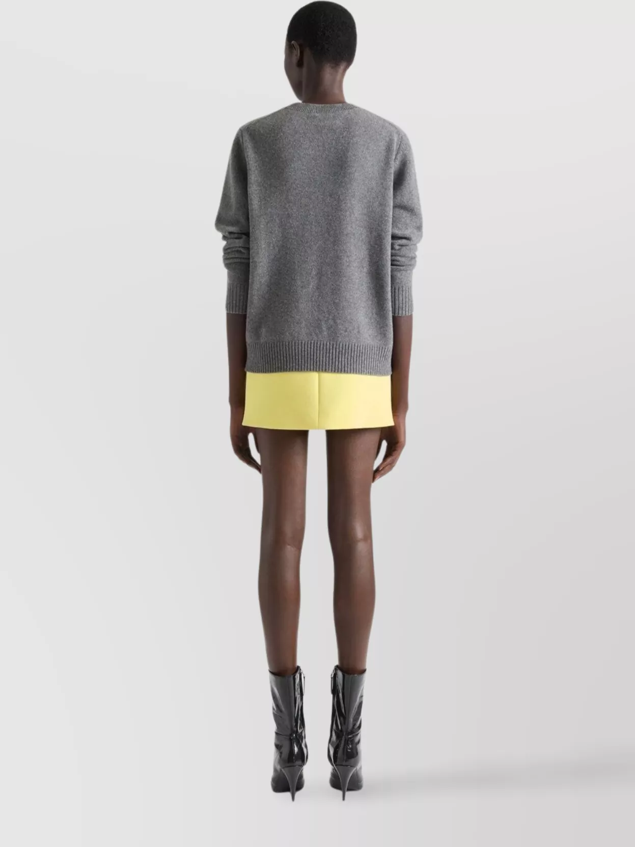 Givenchy Wool And Cashmere Pullover With Paris 1952 Clothing In Gray