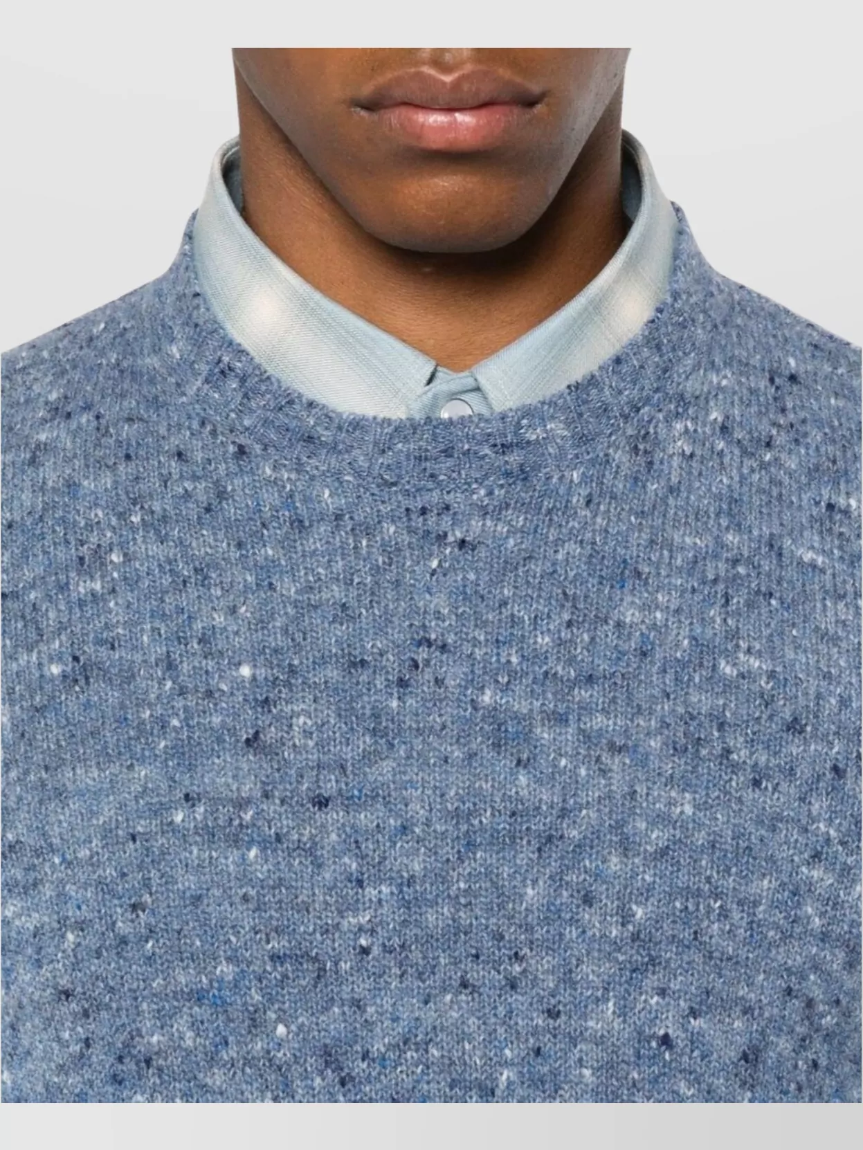 Drumohr Round Neck Border Sweater