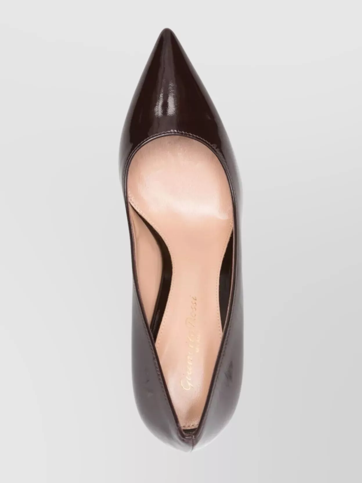 Gianvito Rossi Glossy Nappa Leather Pointed Toe Pumps