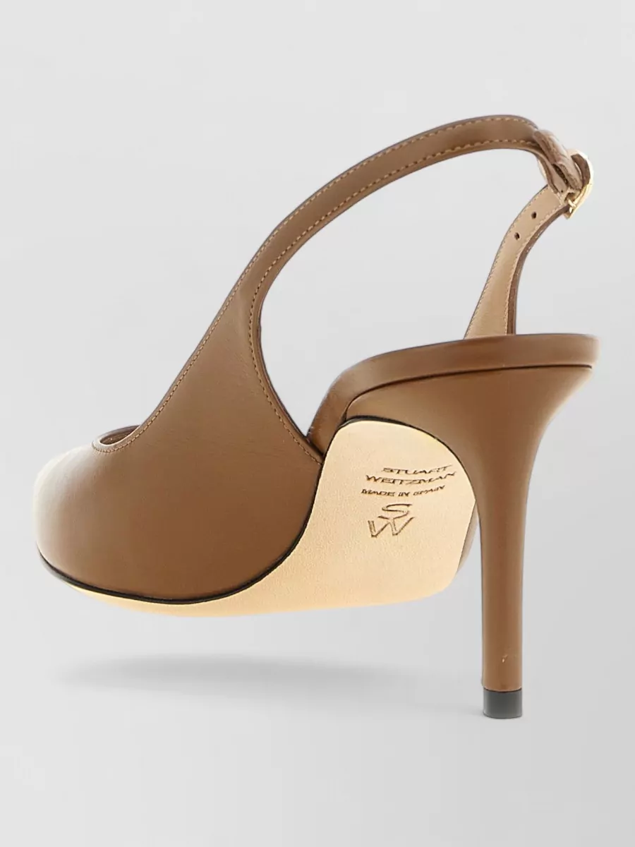 Stuart Weitzman Leather Slingback Pumps