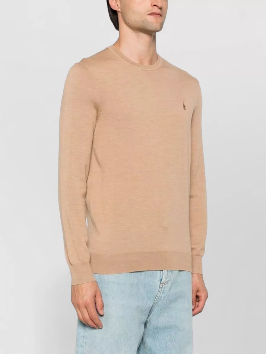 Ralph Lauren Crew Neck Logo Sweater Long Sleeves