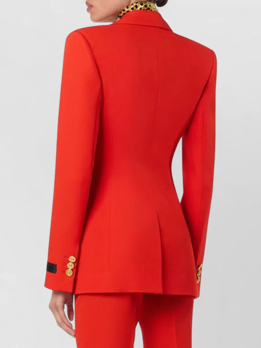 Versace Tailored Stretch Virgin Wool Blazer