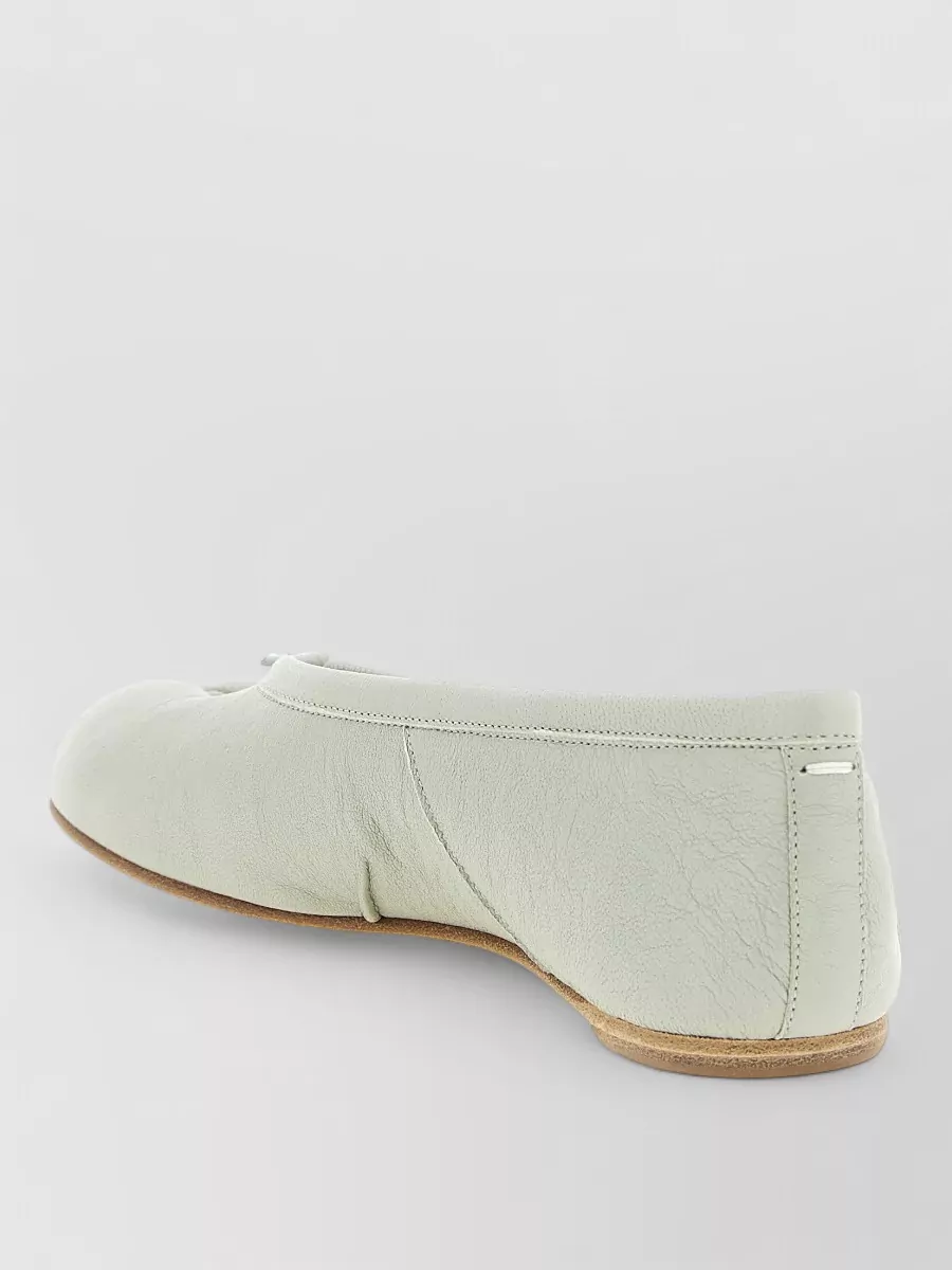 Maison Margiela Leather Knot Tabi Ballerina Flats