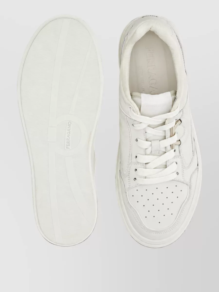 Ferragamo Leather Sneakers