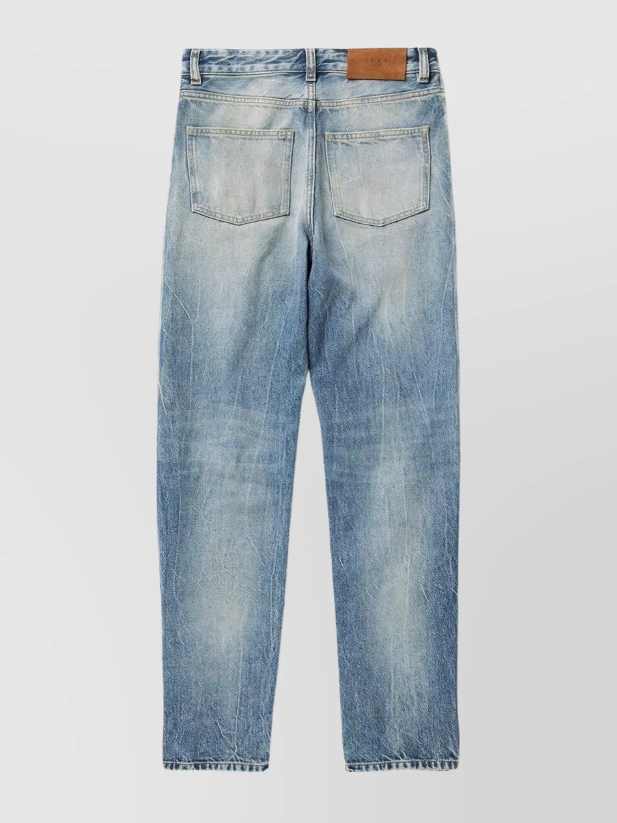 1989 Studio Boyfriend Jeans With Belt Loops And Straight Leg In Blue