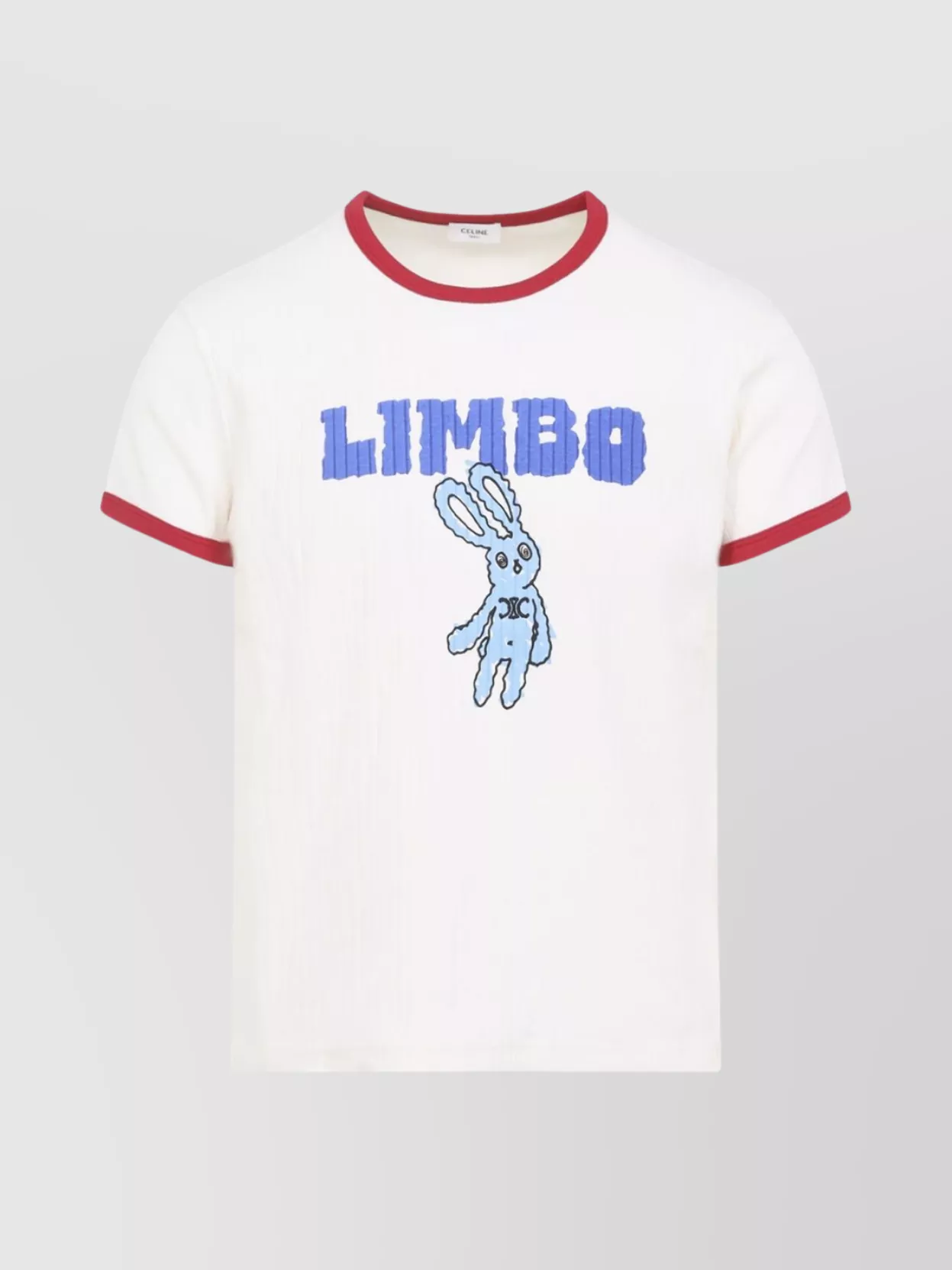 Celine Graphic Print Crew Neck Short Sleeve T-Shirt