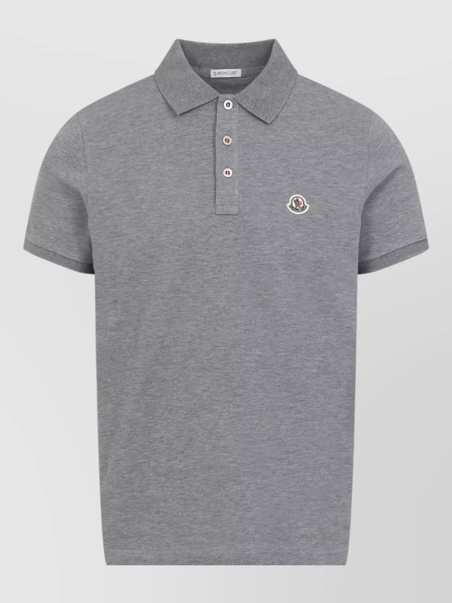 Moncler Short-Sleeve Polo Shirt