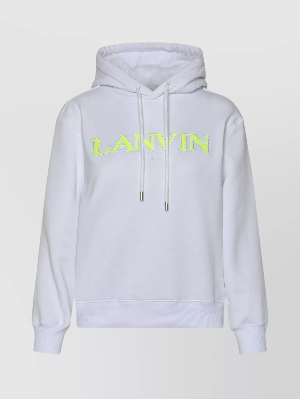 Shop Lanvin Cotton Hooded Sweatshirt Kangaroo Pocket