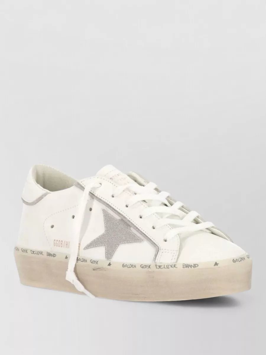 Golden Goose leather low-top sneakers