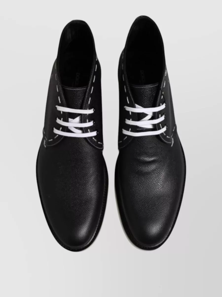 Dolce&Gabbana Leather Ankle Boots