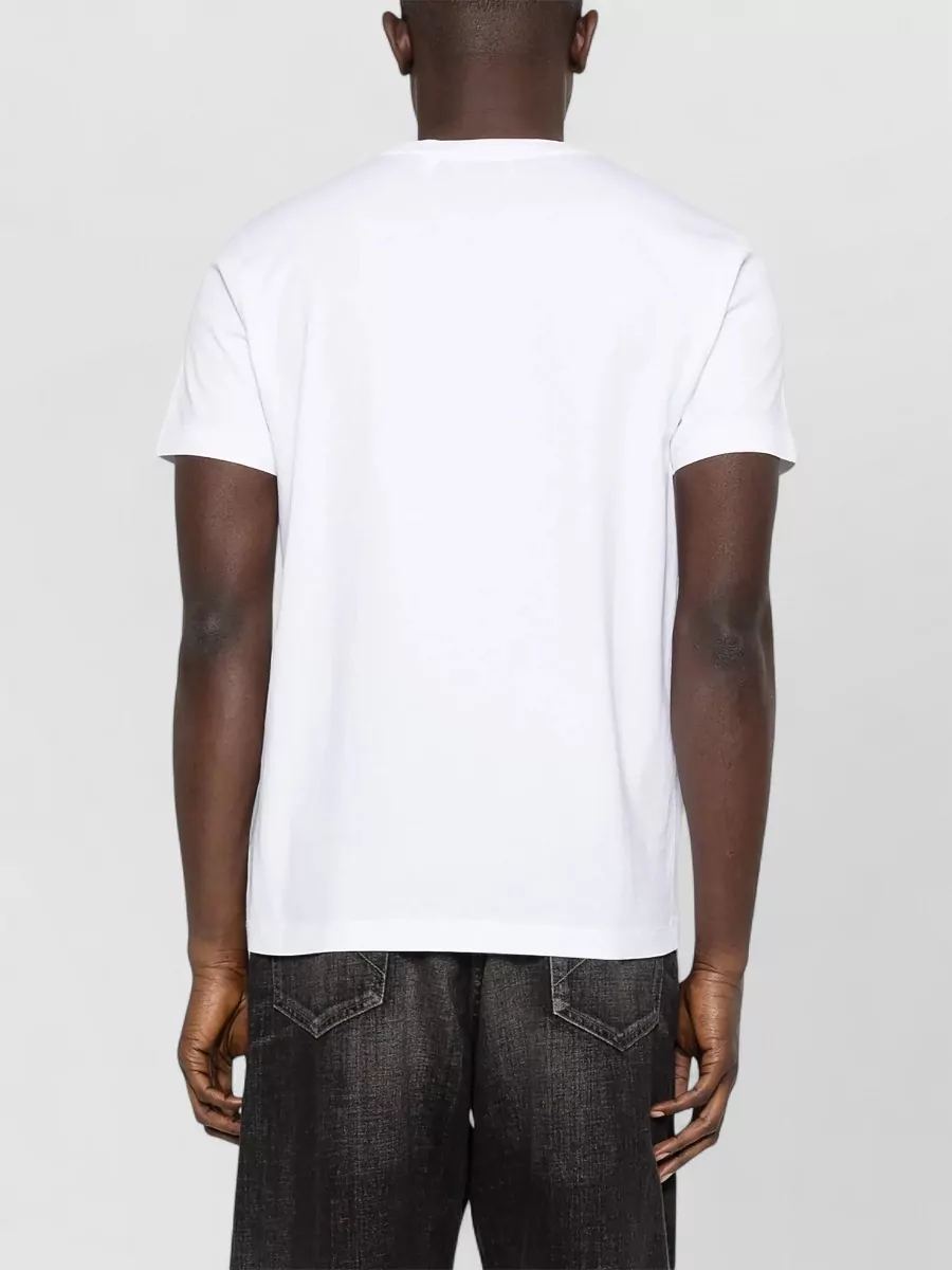 Off-White Logo Short Sleeve Slim Crew Neck T-Shirt