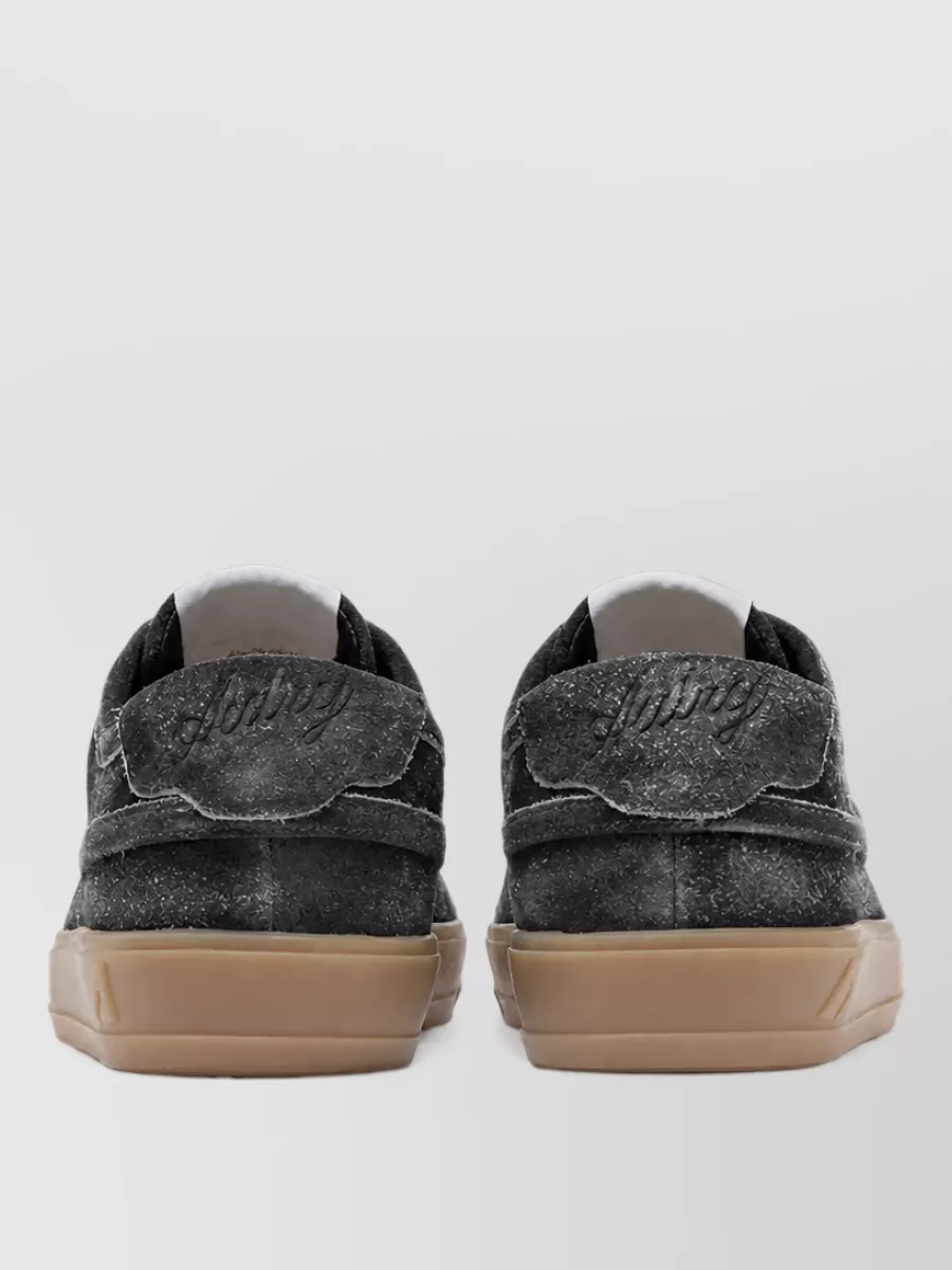 Autry Suede Distressed Low-Top Sneakers