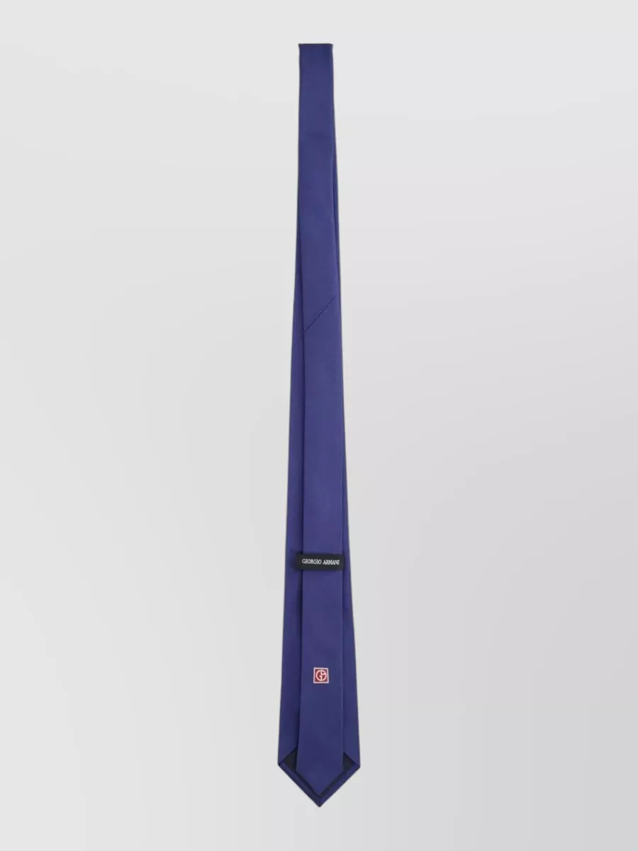 Giorgio Armani Slim Necktie And Matching Bow