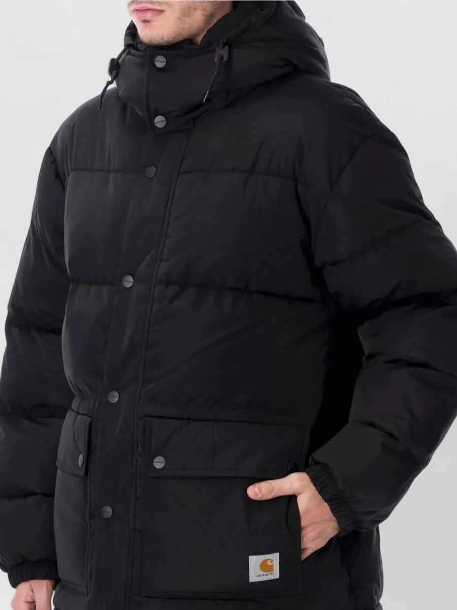 Carhartt Wip Brent Hooded Quilted Water Repellent Jacket